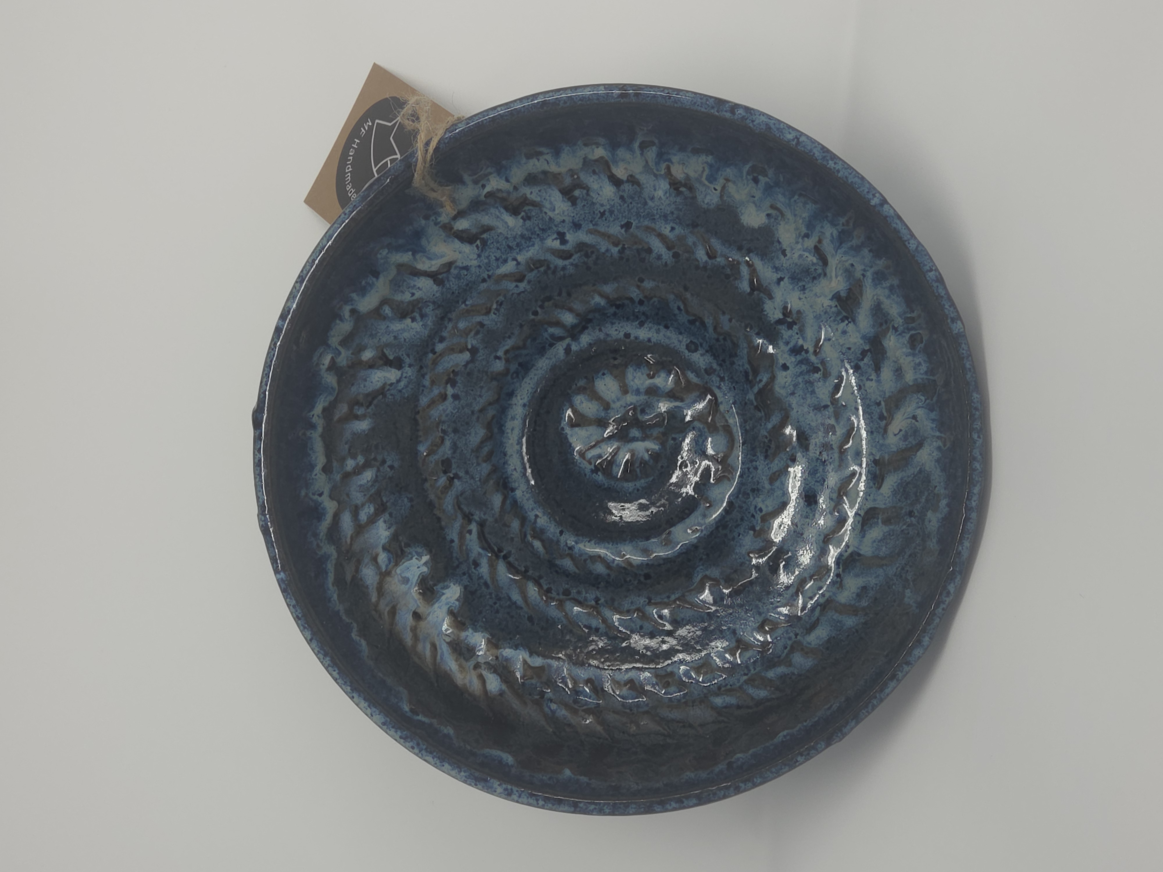 Handmade Blue Ceramic Bowl