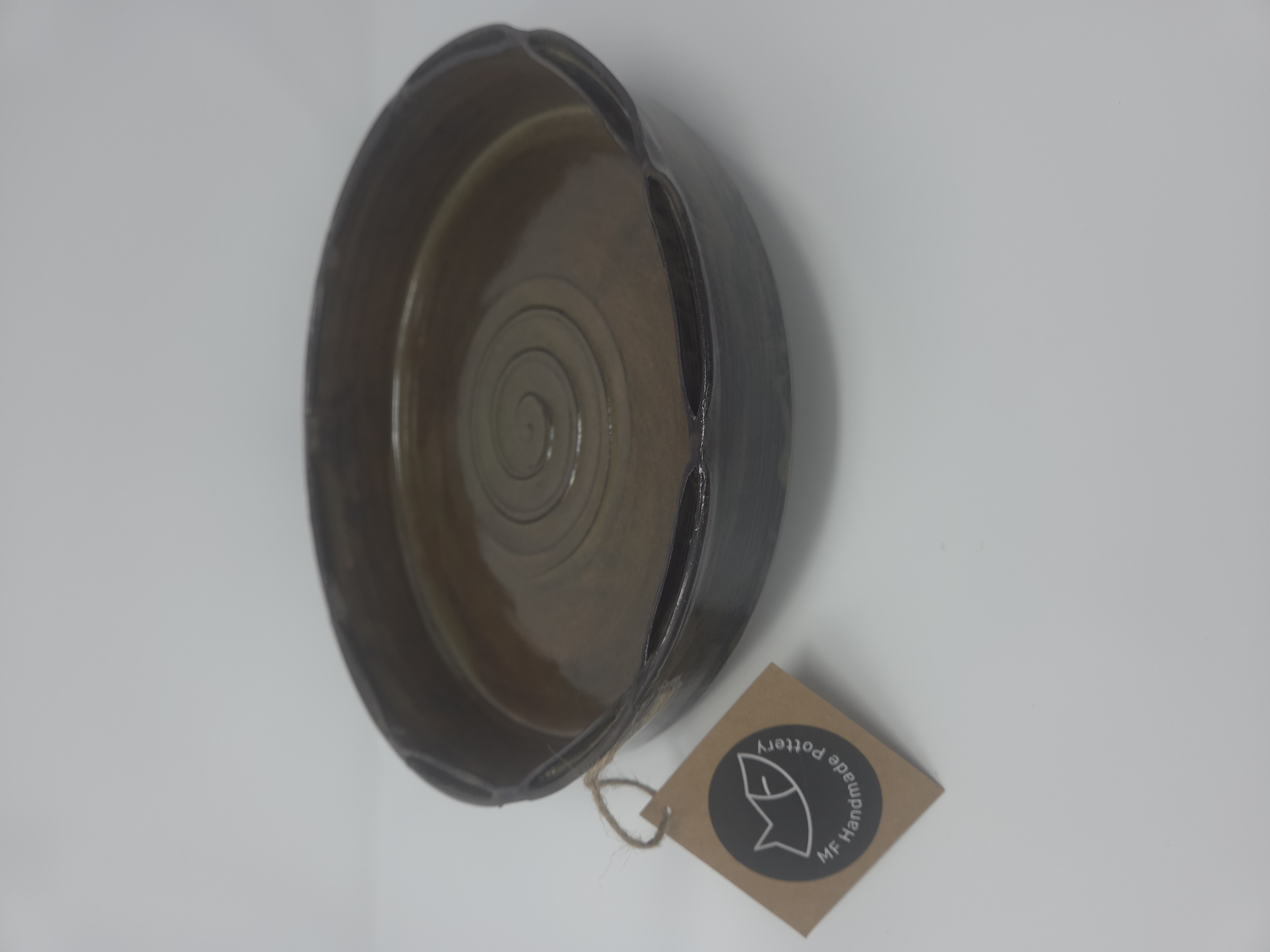 Handcrafted Ceramic Pie Plate