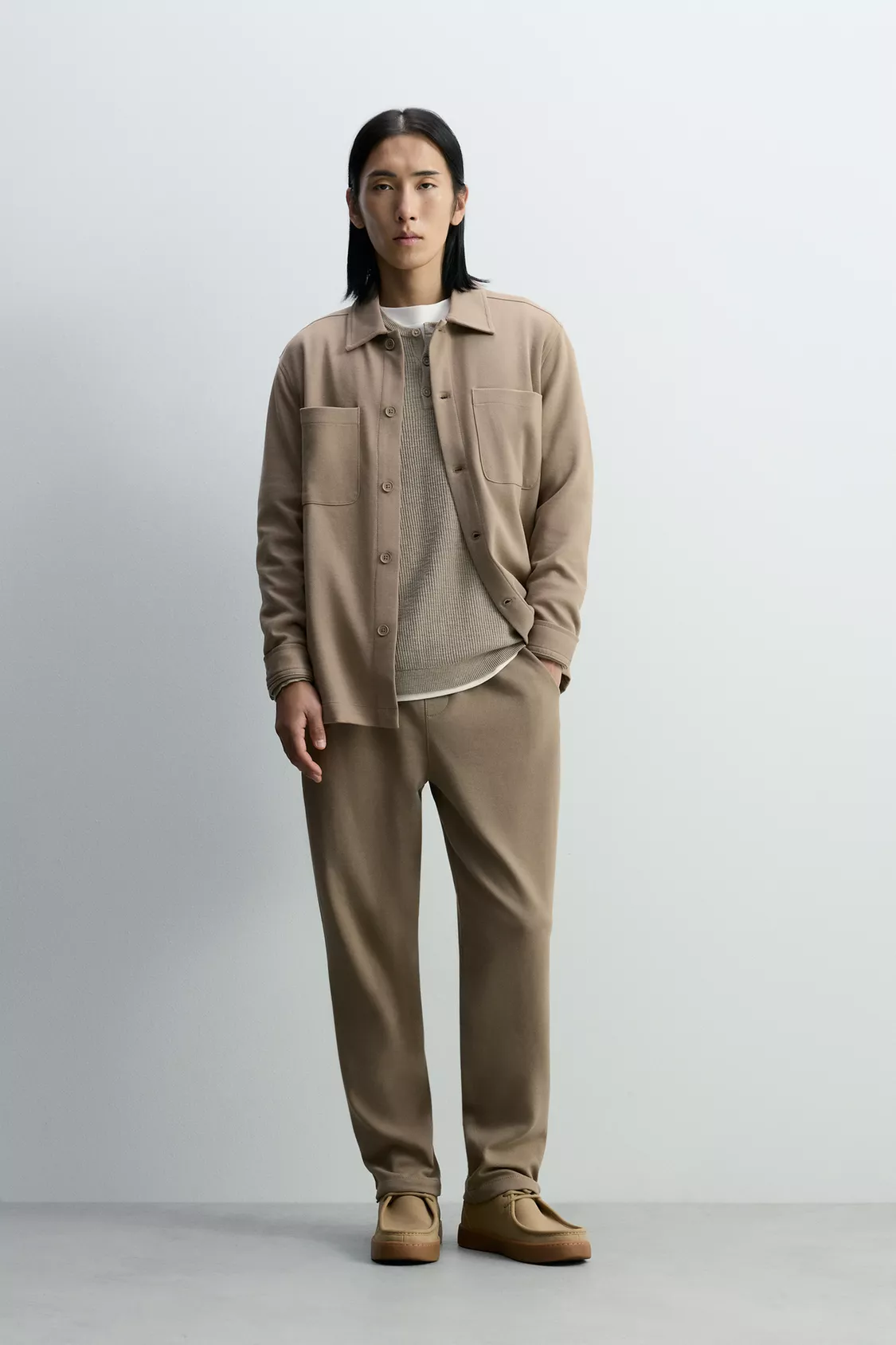 Conjunto Casual Bege Masculino Lefties FRESKU