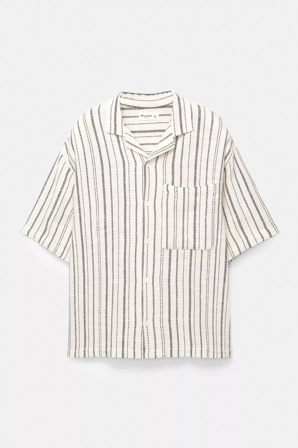 Camisa listrada masculina PullBear FRESKU