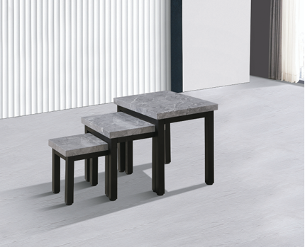 Nest of Tables (Grey Stone Effect)