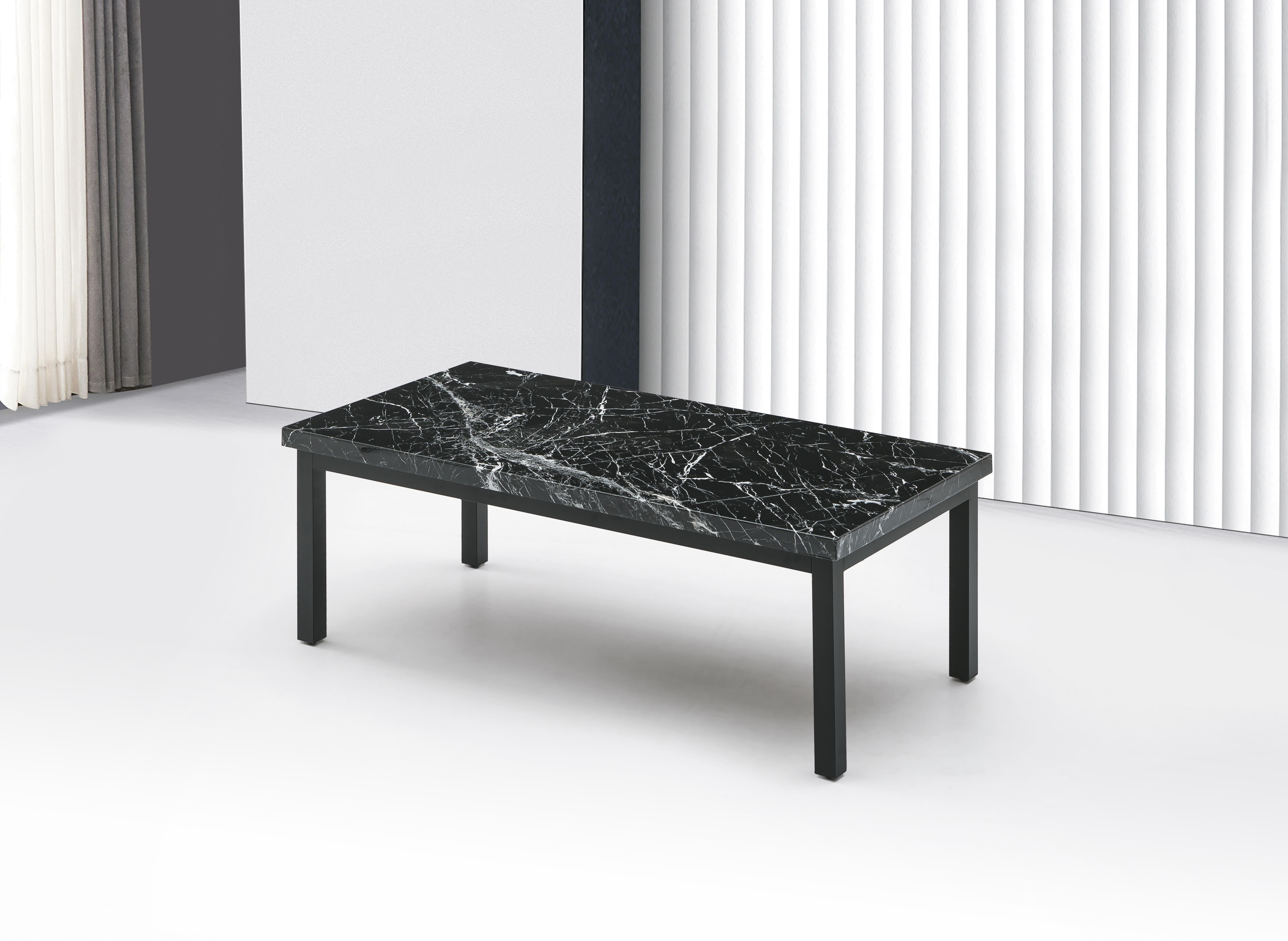 Coffee Table (Black Stone Effect)
