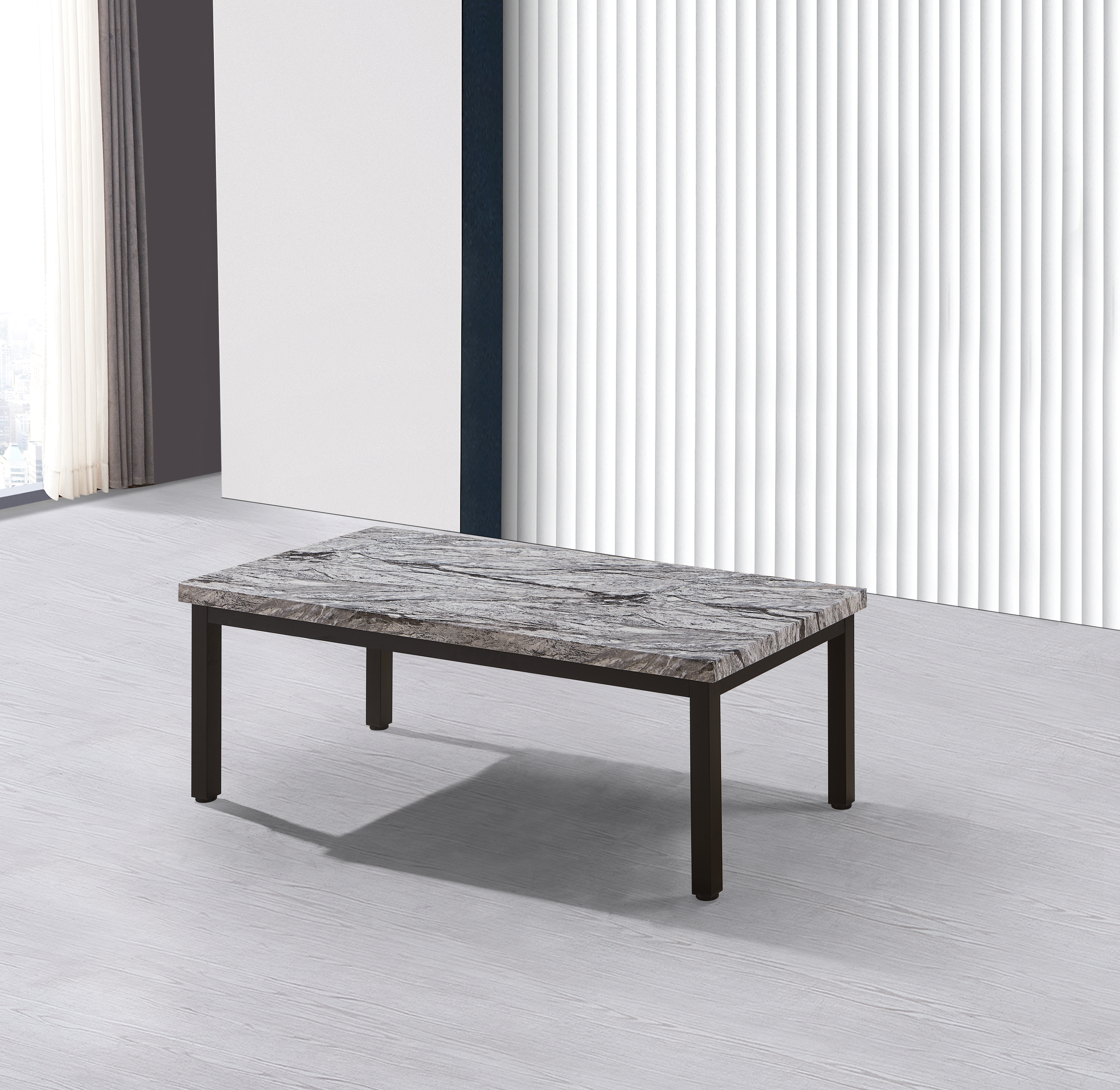 Coffee Table (Grey Marble Effect)