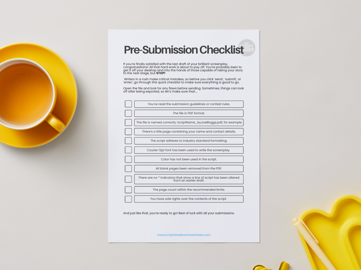 Pre-Submission Checklist