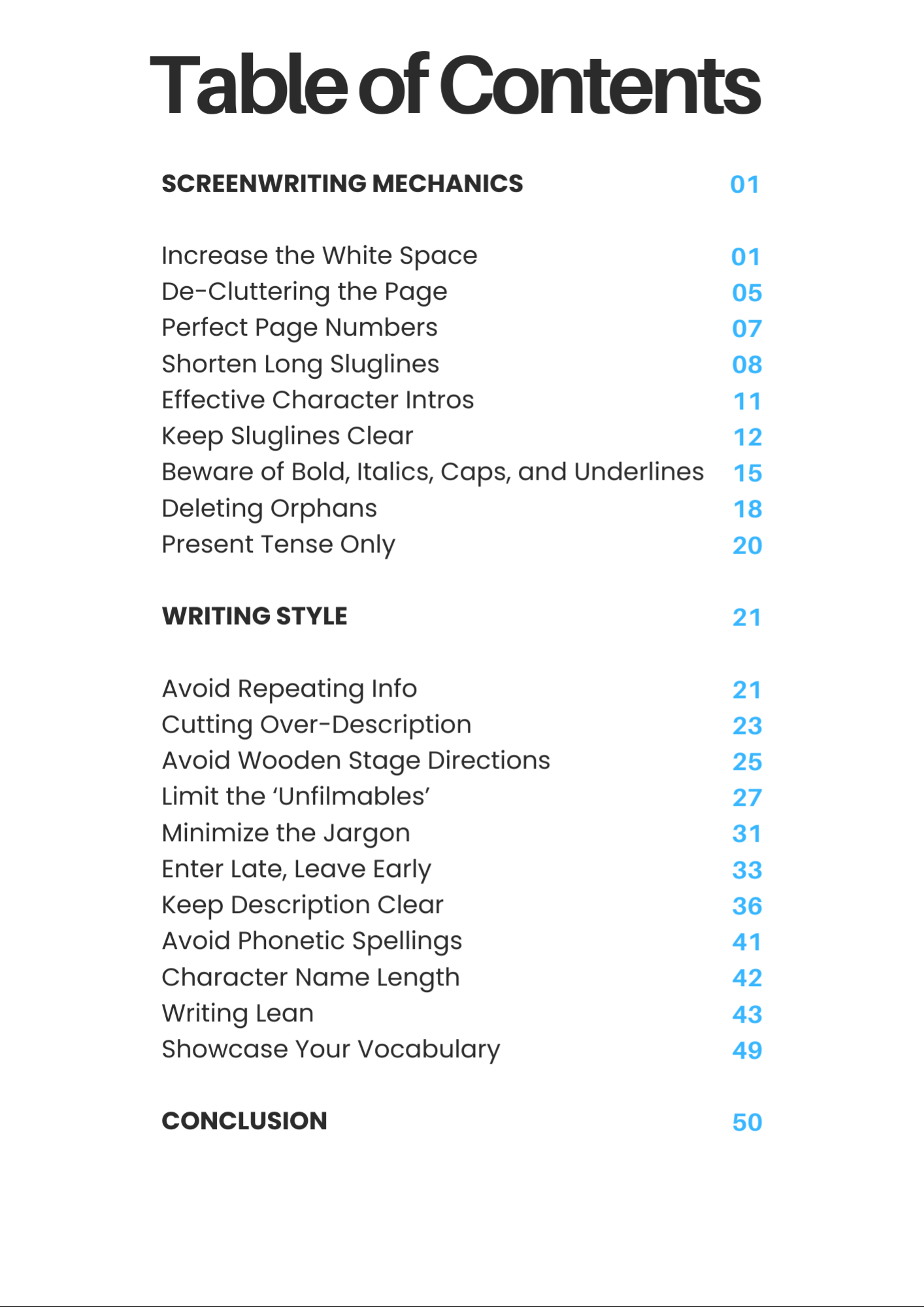The Readability Cheat Sheet