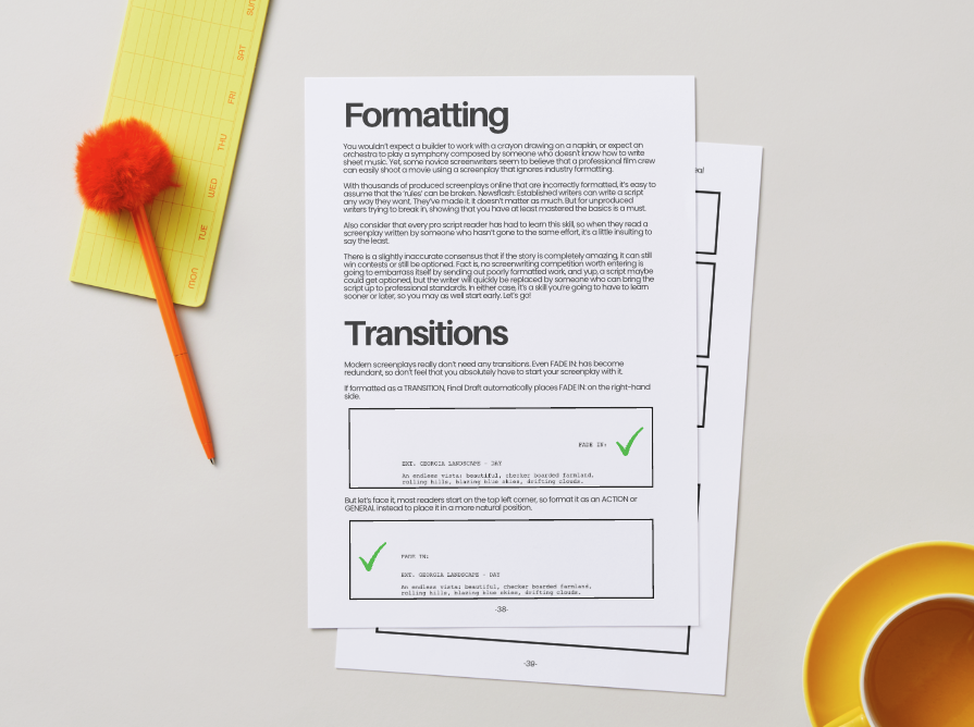 The Final Draft Cheat Sheet