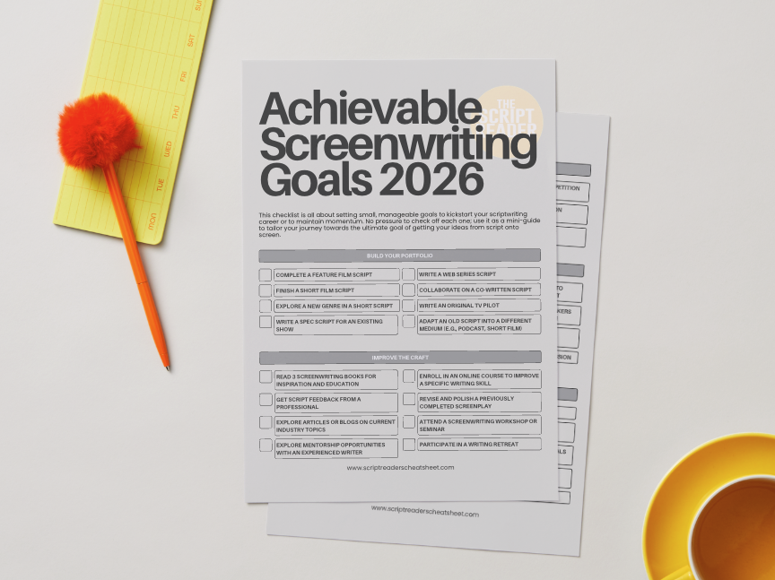 Achievable Screenwriting Goals 2026