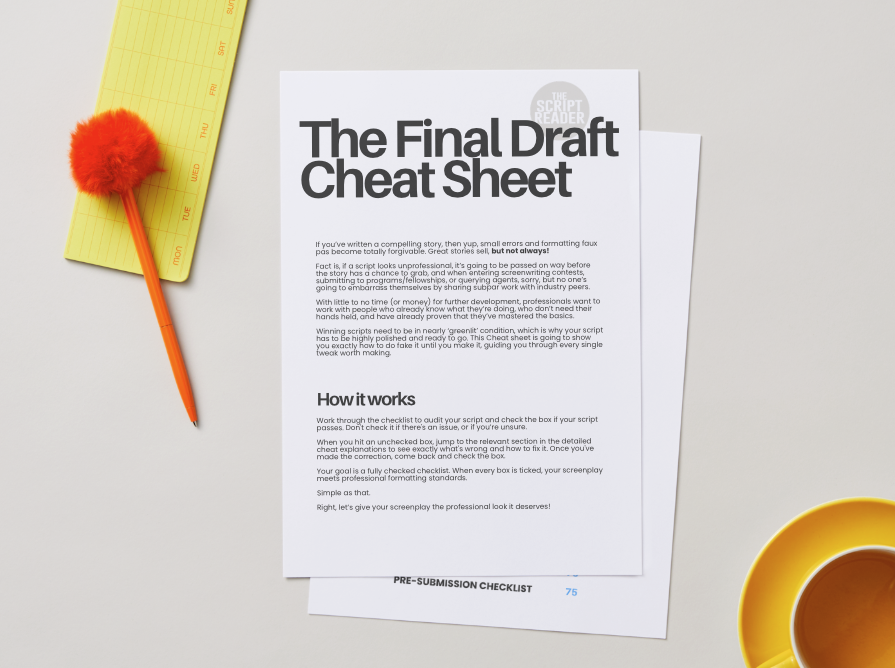 The Final Draft Cheat Sheet