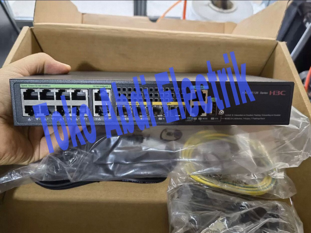 Switch H3C S5135S-8FP4XS-EI-Q/S5135S-8FP4S-EI-Q New Asli