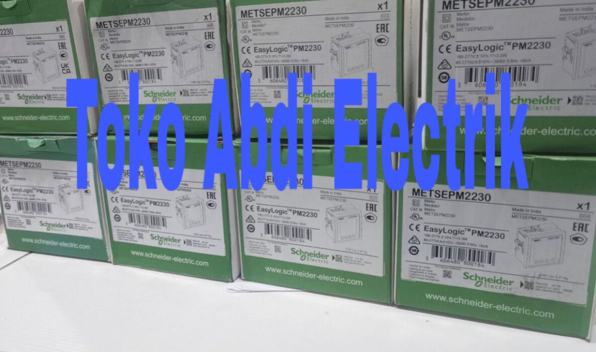 METSEPM2230 EasyLogic PM2230 Power & Energy meter up to 31stH LCD RS485 class 0.5S New Asli