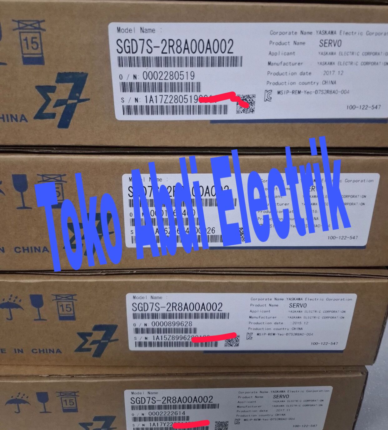 Yaskawa Sigma-7 SERVOPACK SGD7S-2R8A00A002/2R8A10A002 - 2R8A00A002