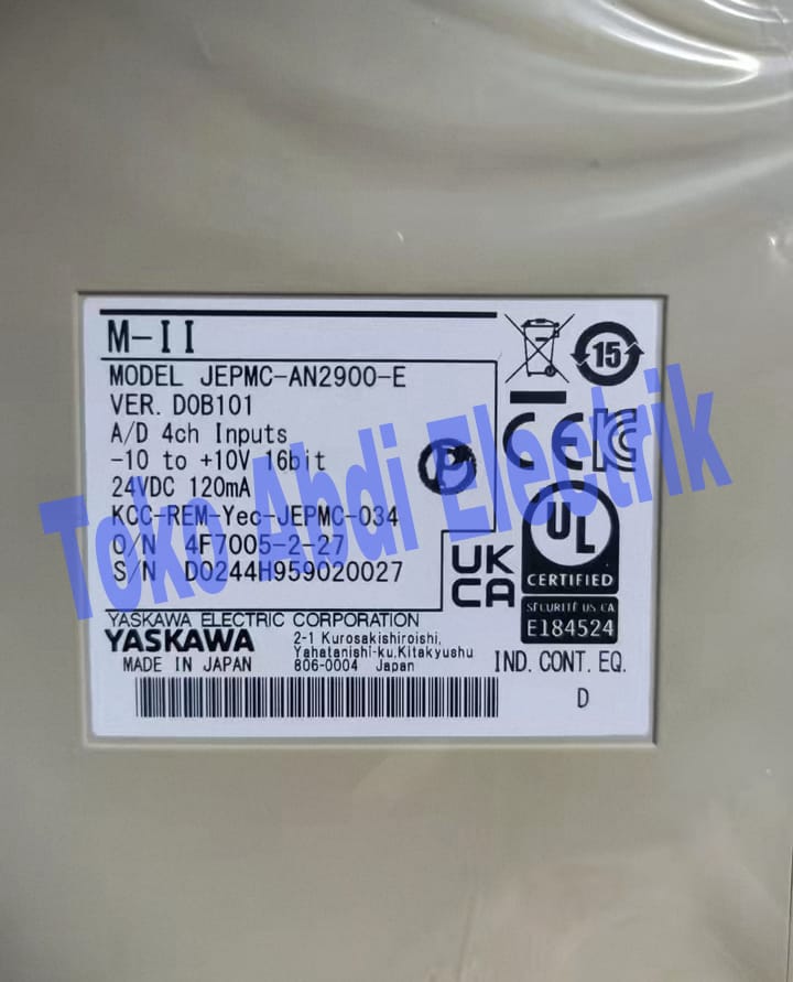 Yaskawa JEPMC-AN2900/JEPMC-AN2900-E/JEPMC-AN2910-E MP2000 Series New Original