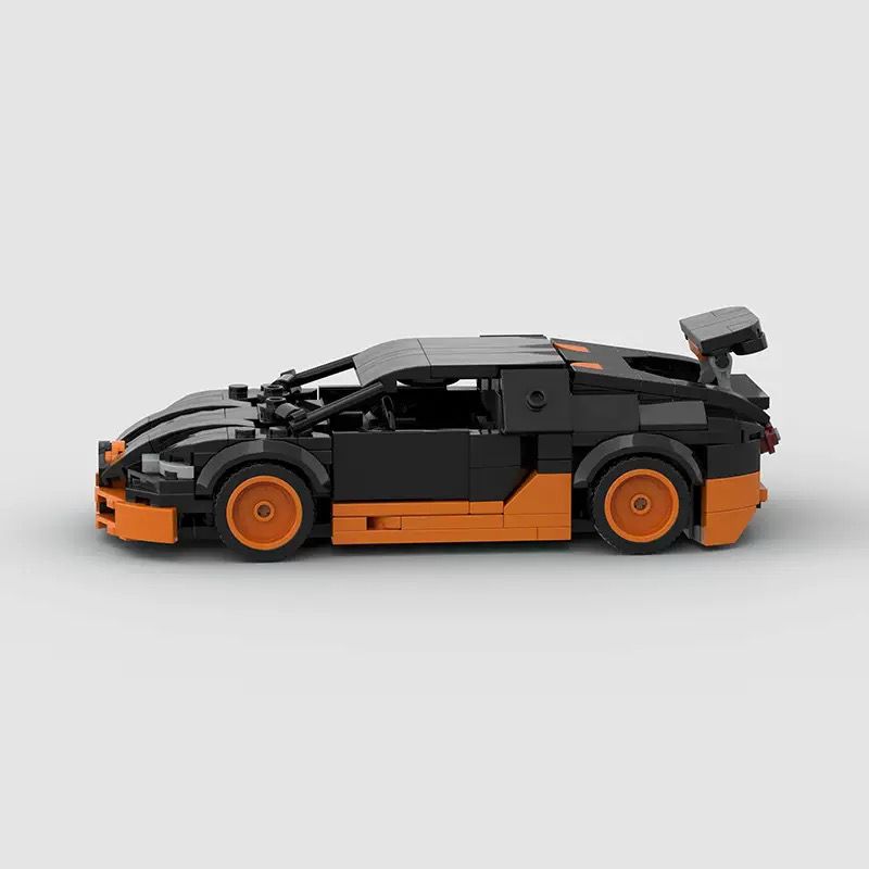 Bugatti Veyron orange