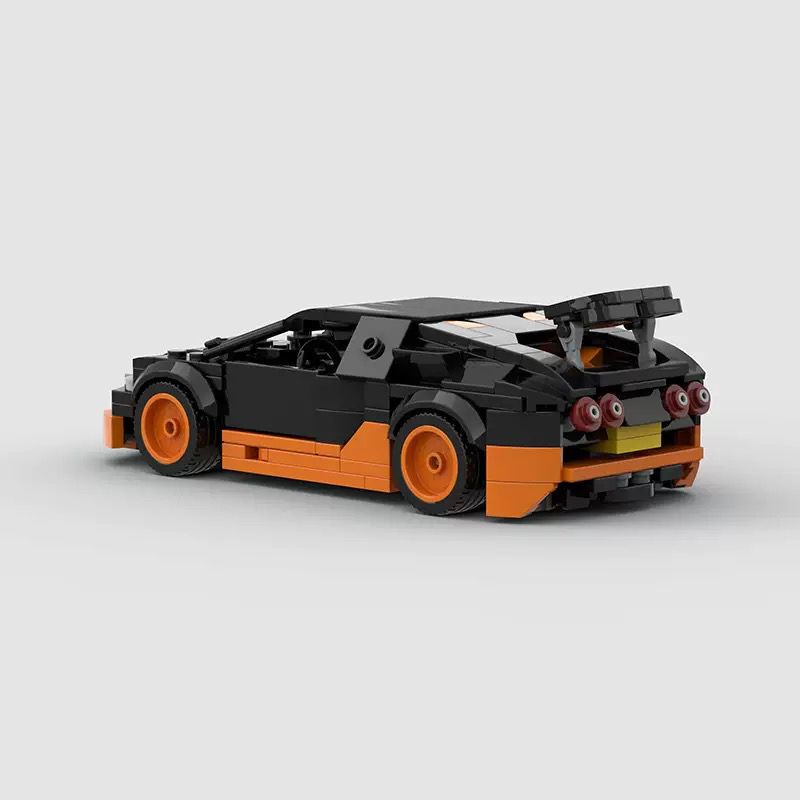 Bugatti Veyron orange