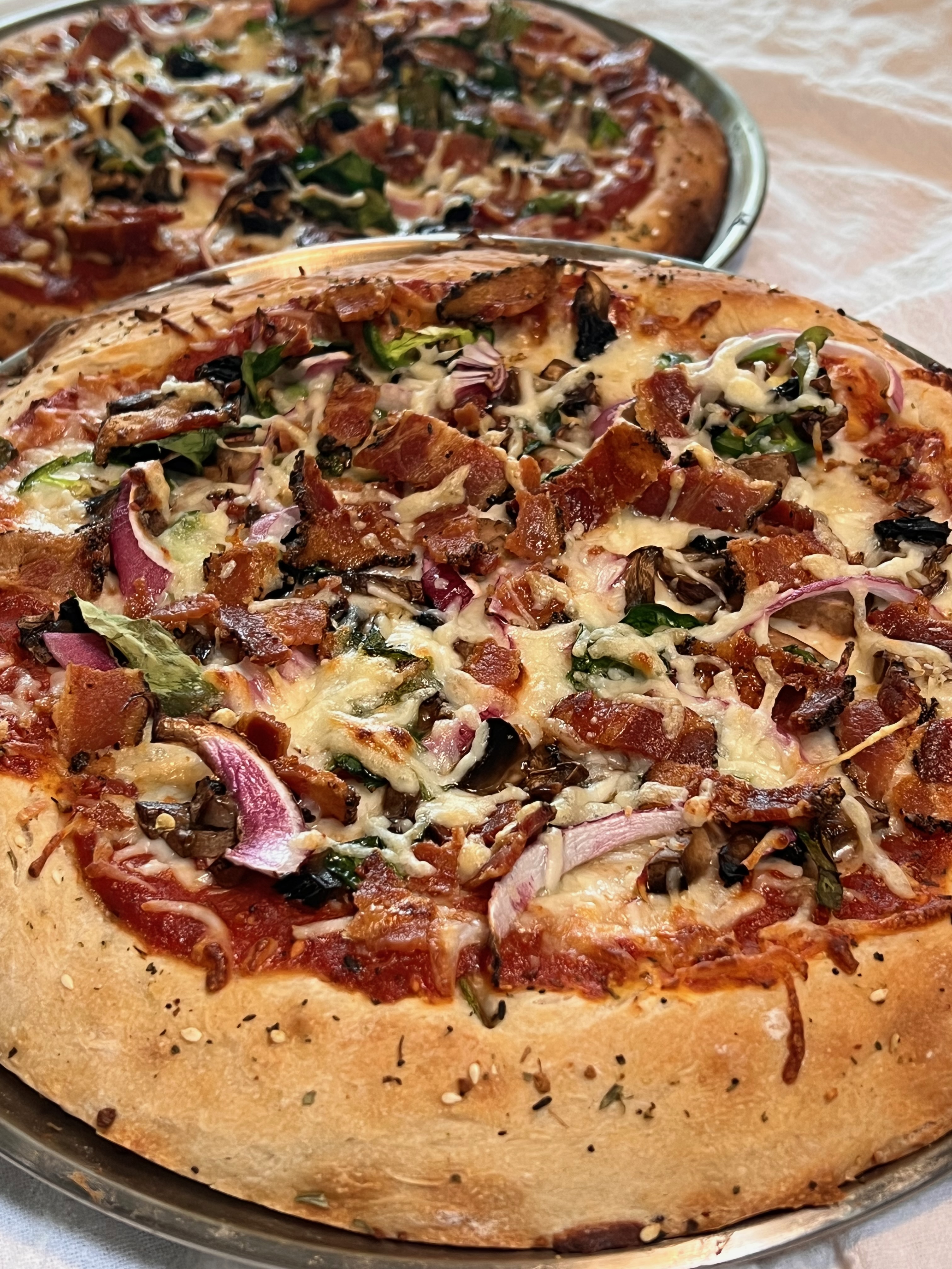 10” Pizza Crust - Herbed-Parmesan Organic Sourdough