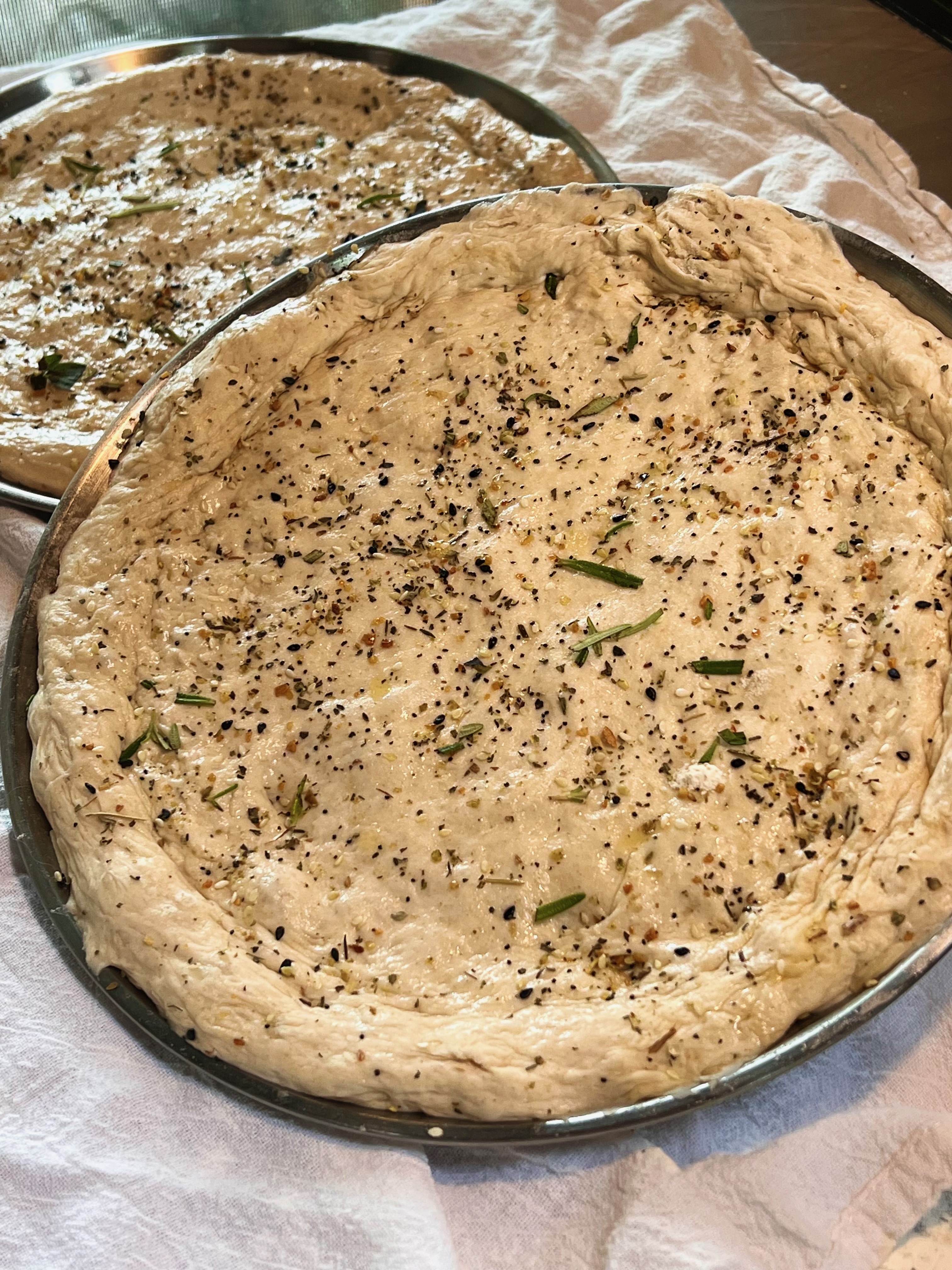 10” Pizza Crust - Herbed-Parmesan Organic Sourdough