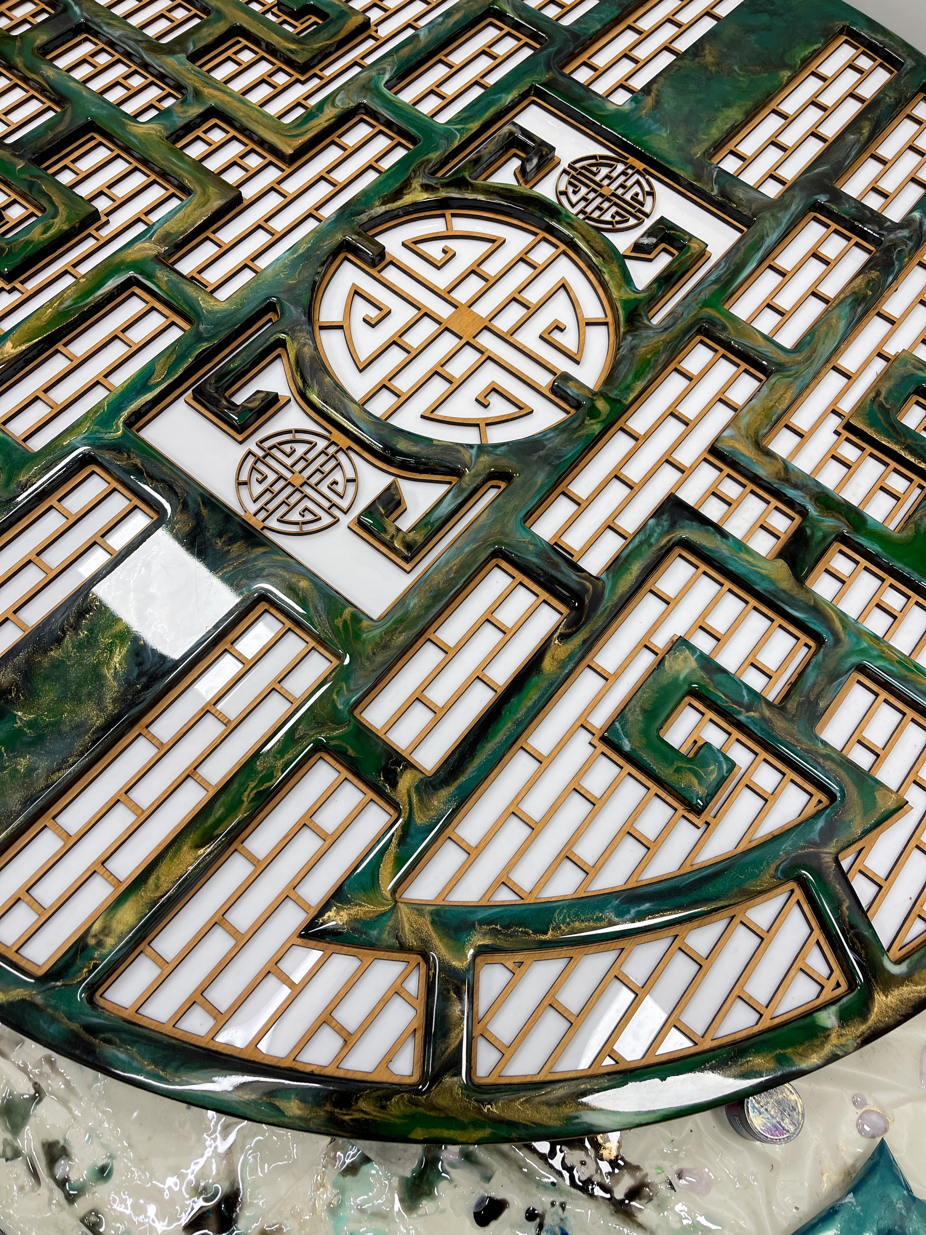 Panou LED Jade Wall Art