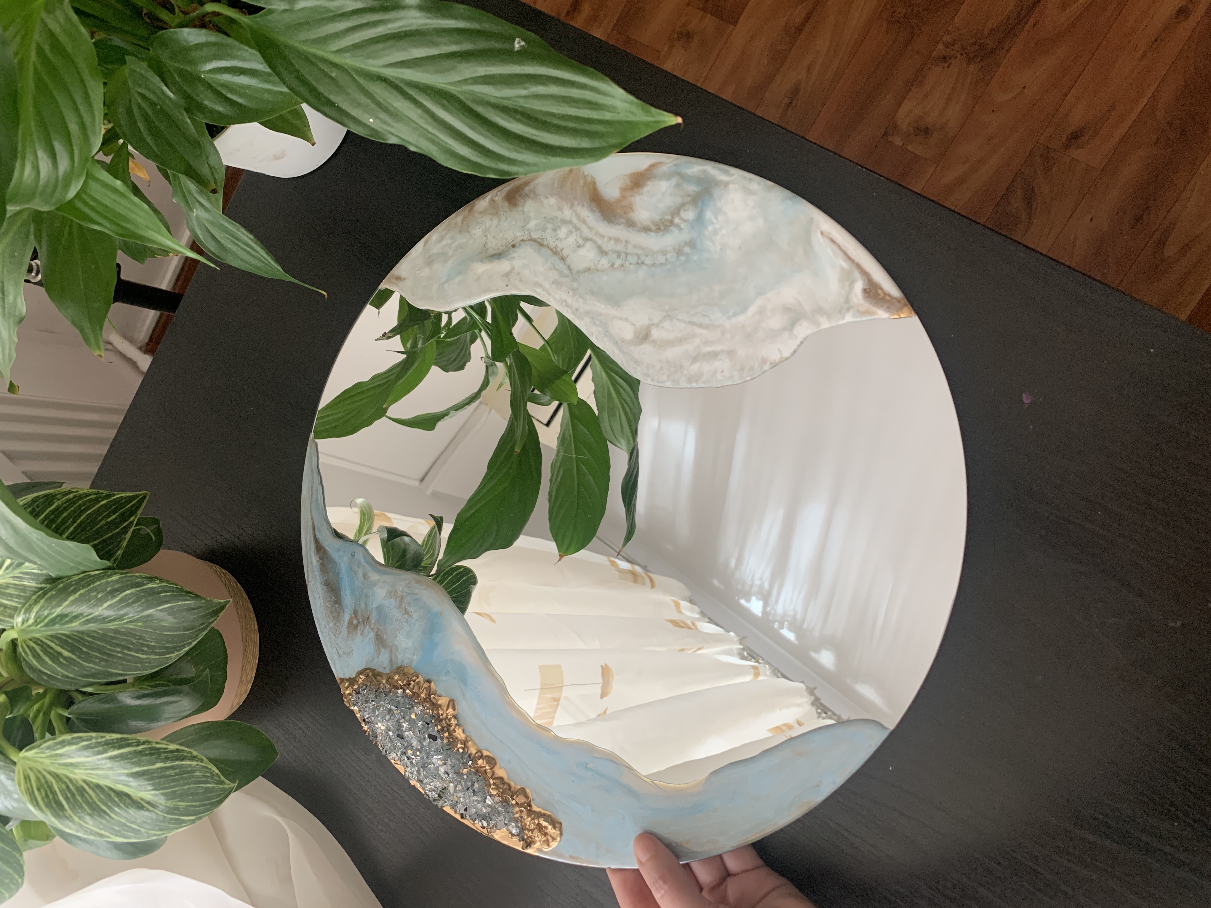 Oglinda tip Geoda 35 cm