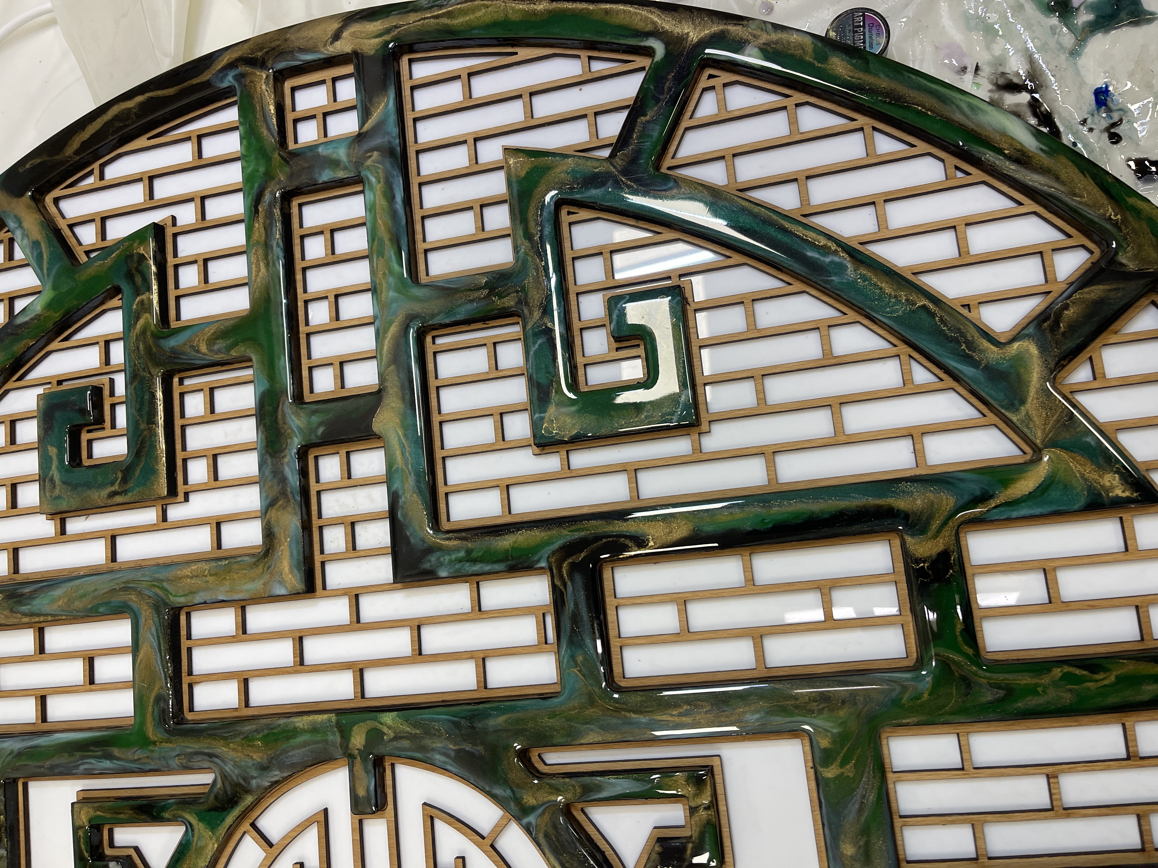 Panou LED Jade Wall Art