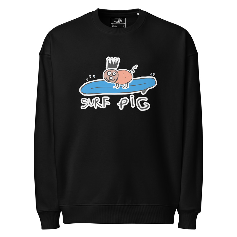 Felpa Unisex Surf Pig