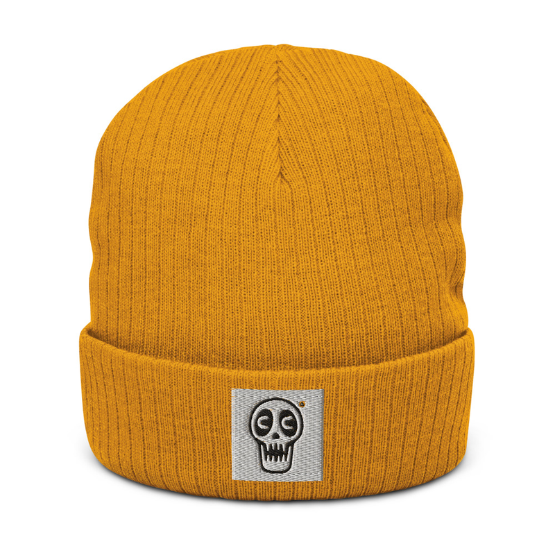 Black Skull Beanie
