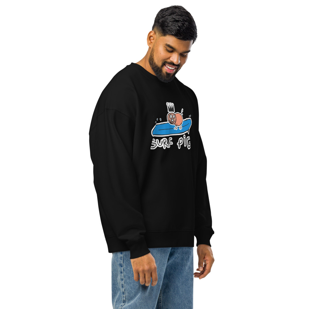 Felpa Unisex Surf Pig