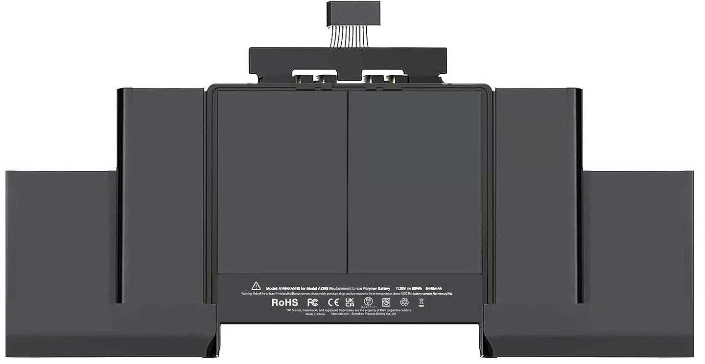 MacBook Pro 15" Retina (Late 2013, Mid 2014, Early 2015) Battery Replacement (A1494, A1618)