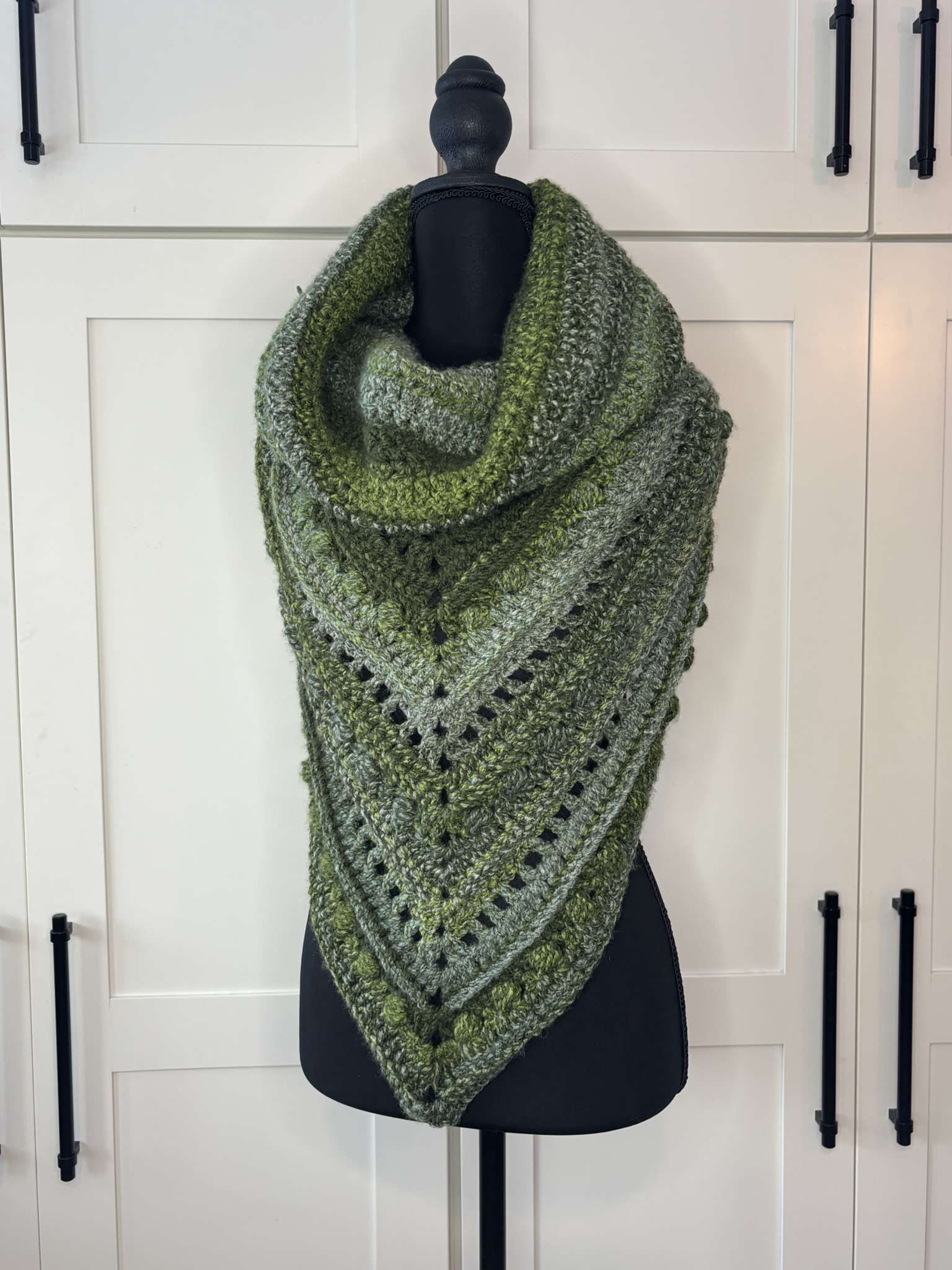 🌲 Forest Guardian Hooded Cowl Scarf