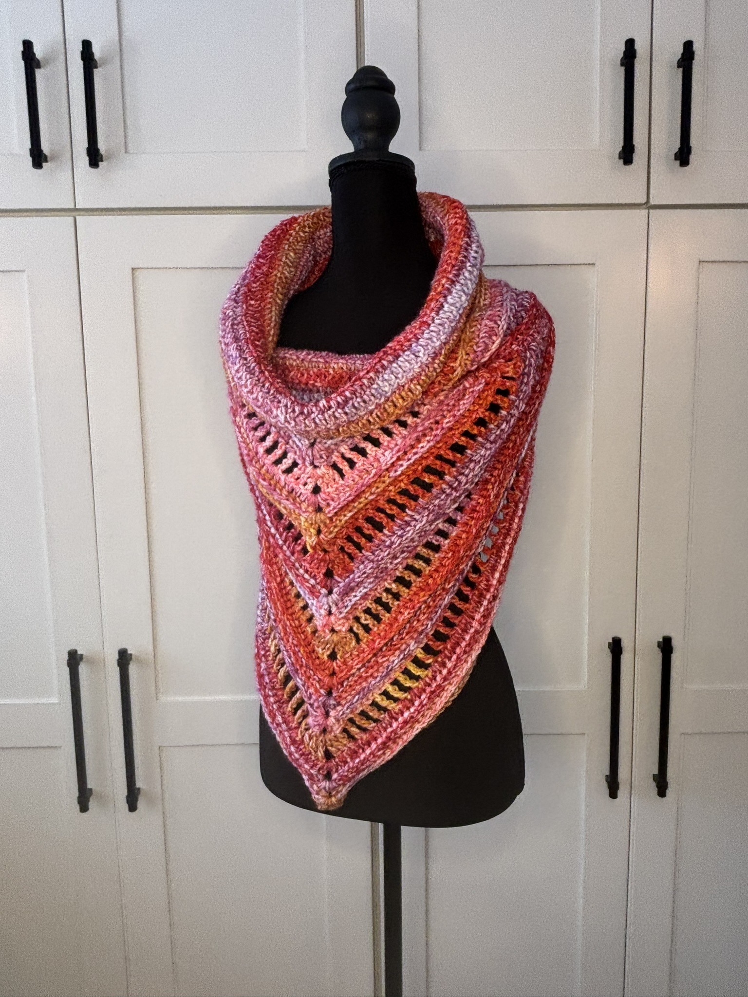 🌺 Sunset Drifter Triangle Cowl