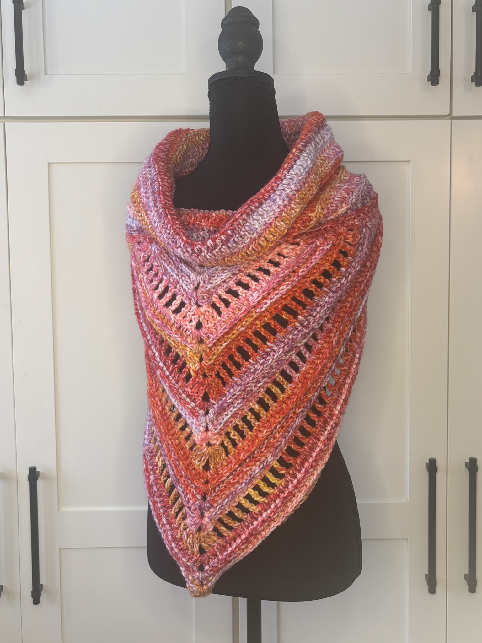 🌺 Sunset Drifter Triangle Cowl