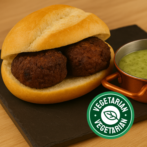 Pão com Bolinho Veg