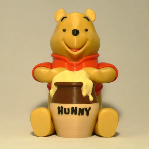 Ayı Winnie – 3D Baskı Çizgi Film Figürü (Winnie the Pooh)