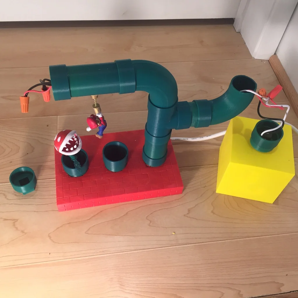 Super Mario 64 Temalı 3D Baskı Gece Lambası