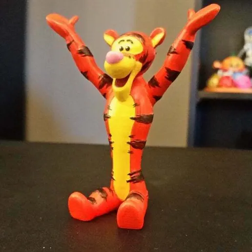 Kaplan Tigger – Winnie the Pooh 3D Baskı Koleksiyon Figürü (10 cm)