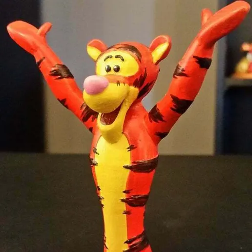 Kaplan Tigger – Winnie the Pooh 3D Baskı Koleksiyon Figürü (10 cm)