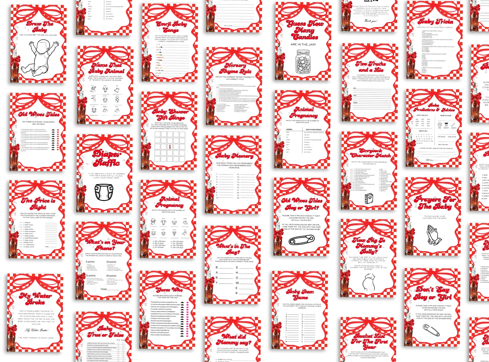 Ready to Pop Baby Shower Games