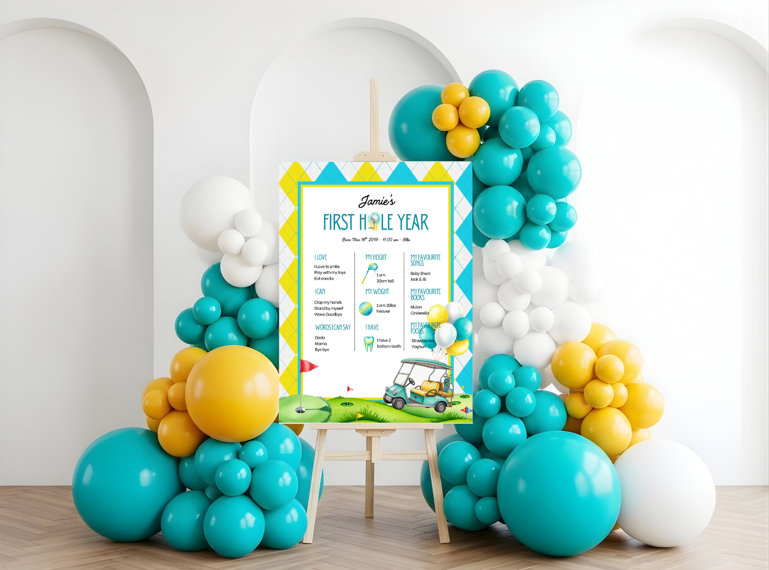 Golf Theme Party Signs Printable 