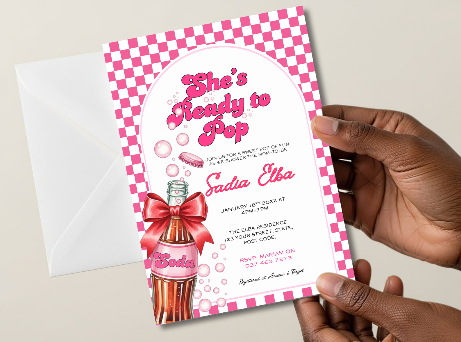 She's Ready to Pop Baby Shower Set  