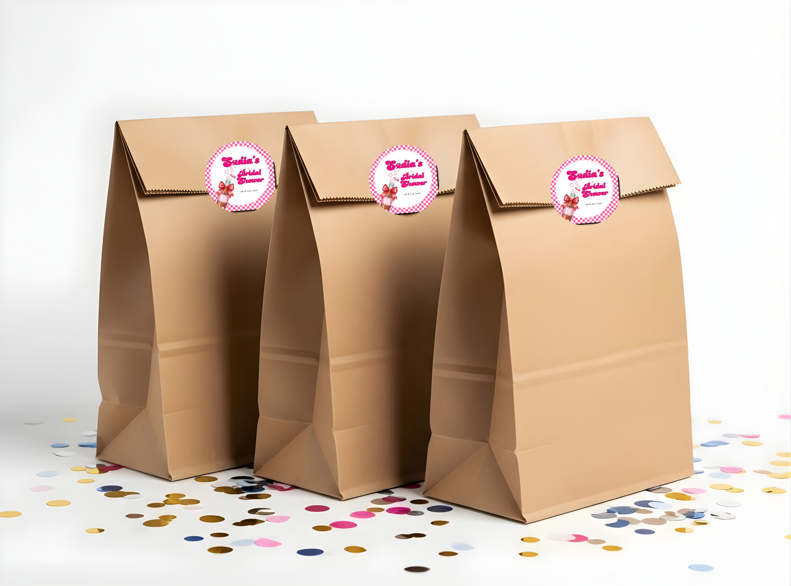 She's Ready to Pop Favor Tags & Stickers