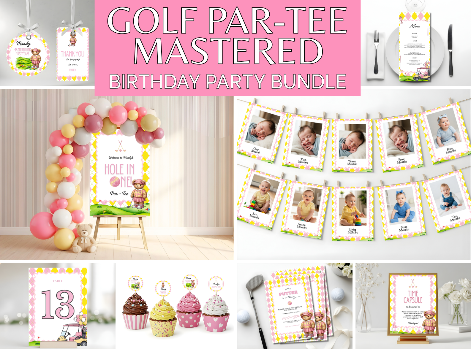 Golf Par-Tee Mastered Birthday Party Bundle