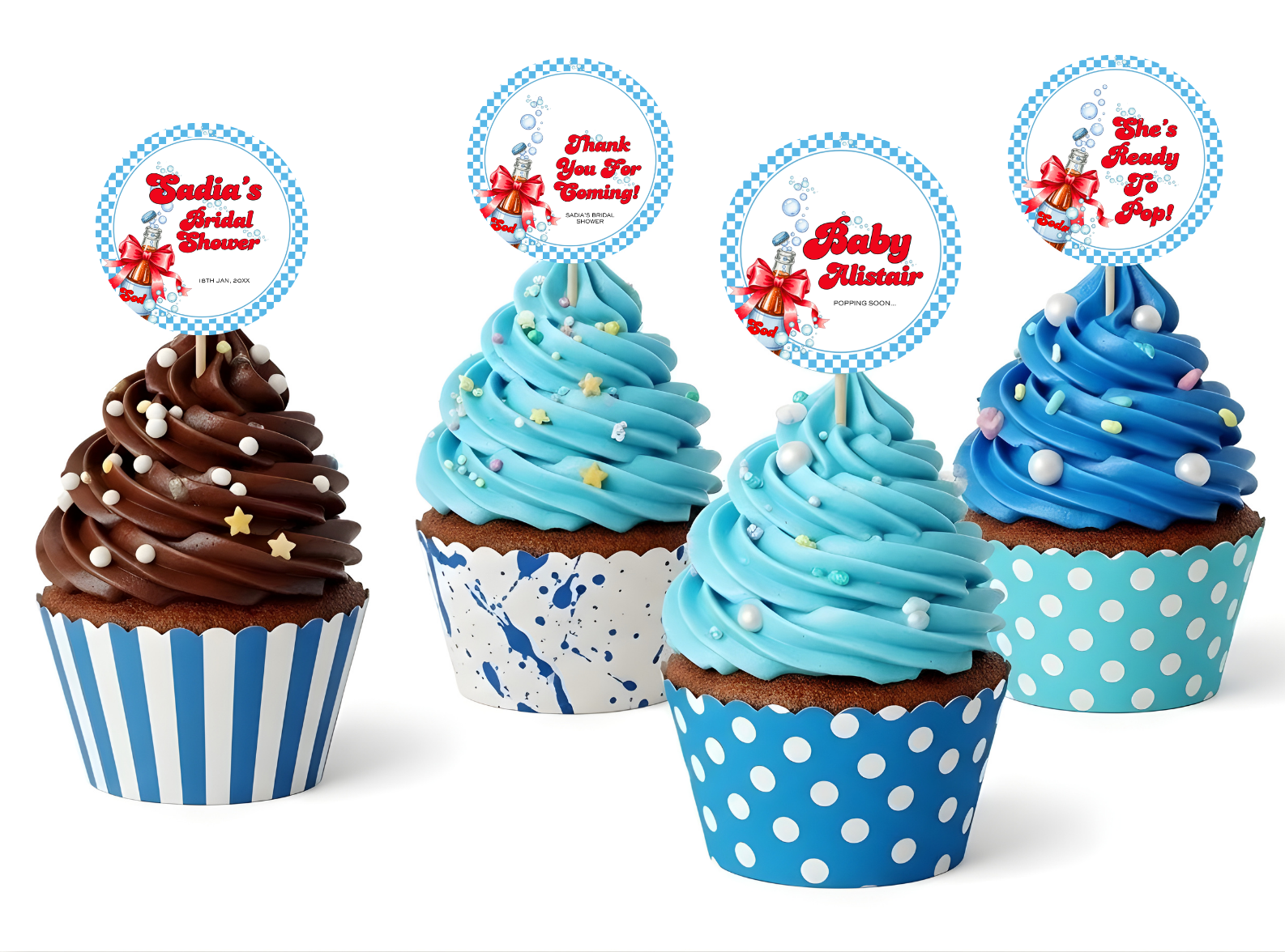 Ready to Pop Favor Tags & Stickers 