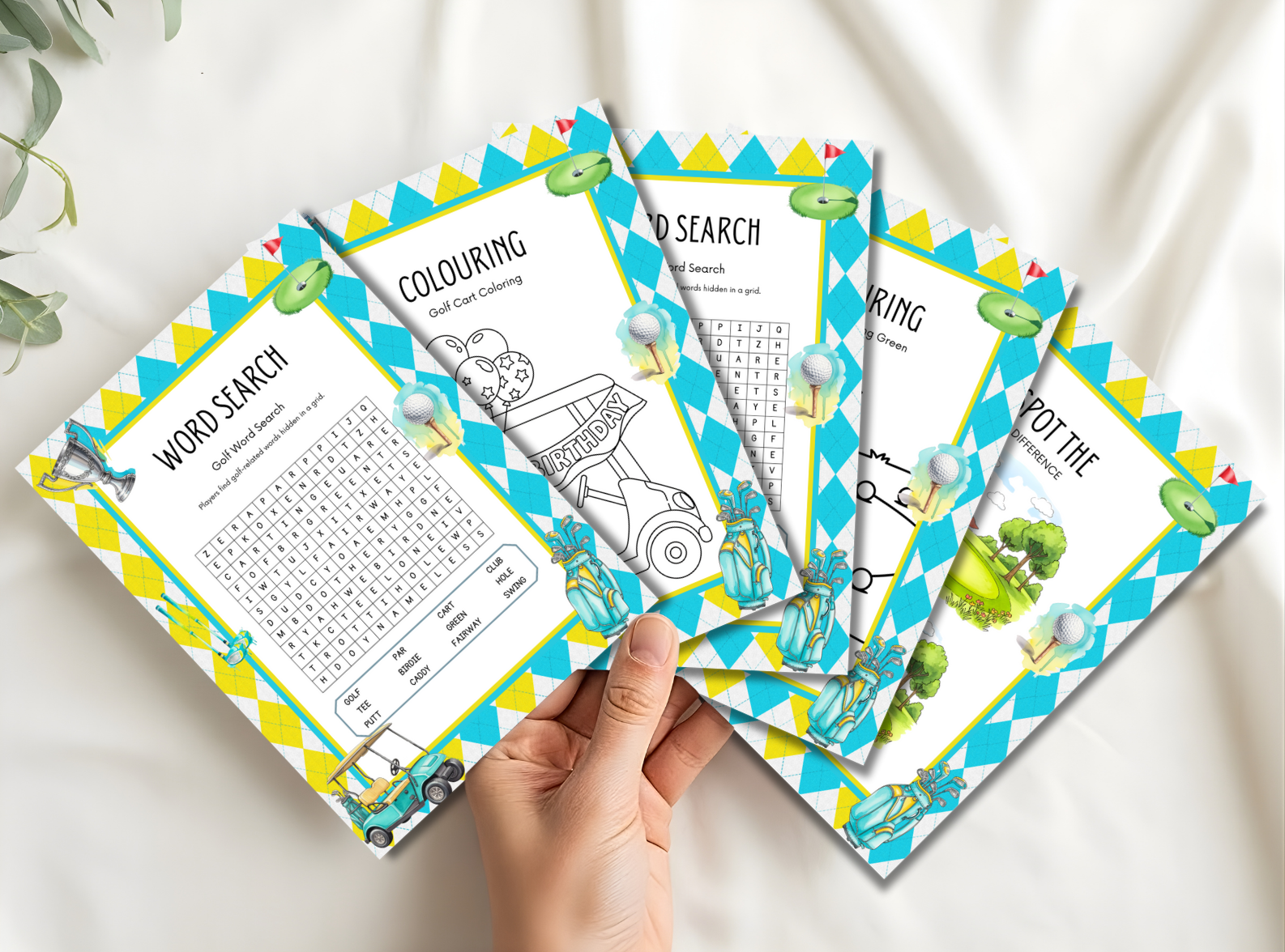 Golf Theme Party Games Printable 