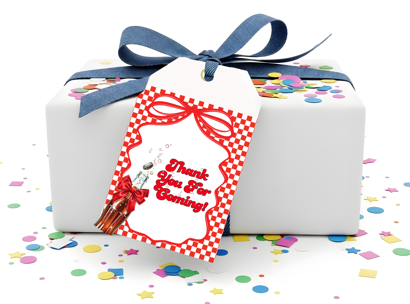 She's Ready to Pop Favor Tags & Stickers