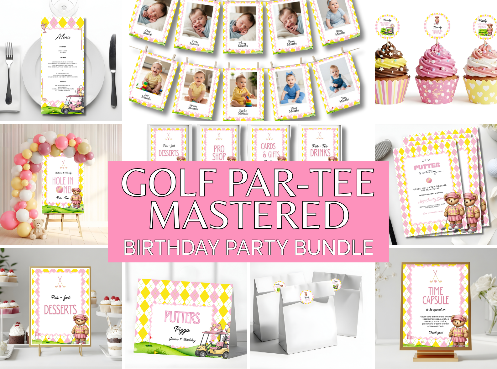 Golf Par-Tee Mastered Birthday Party Bundle