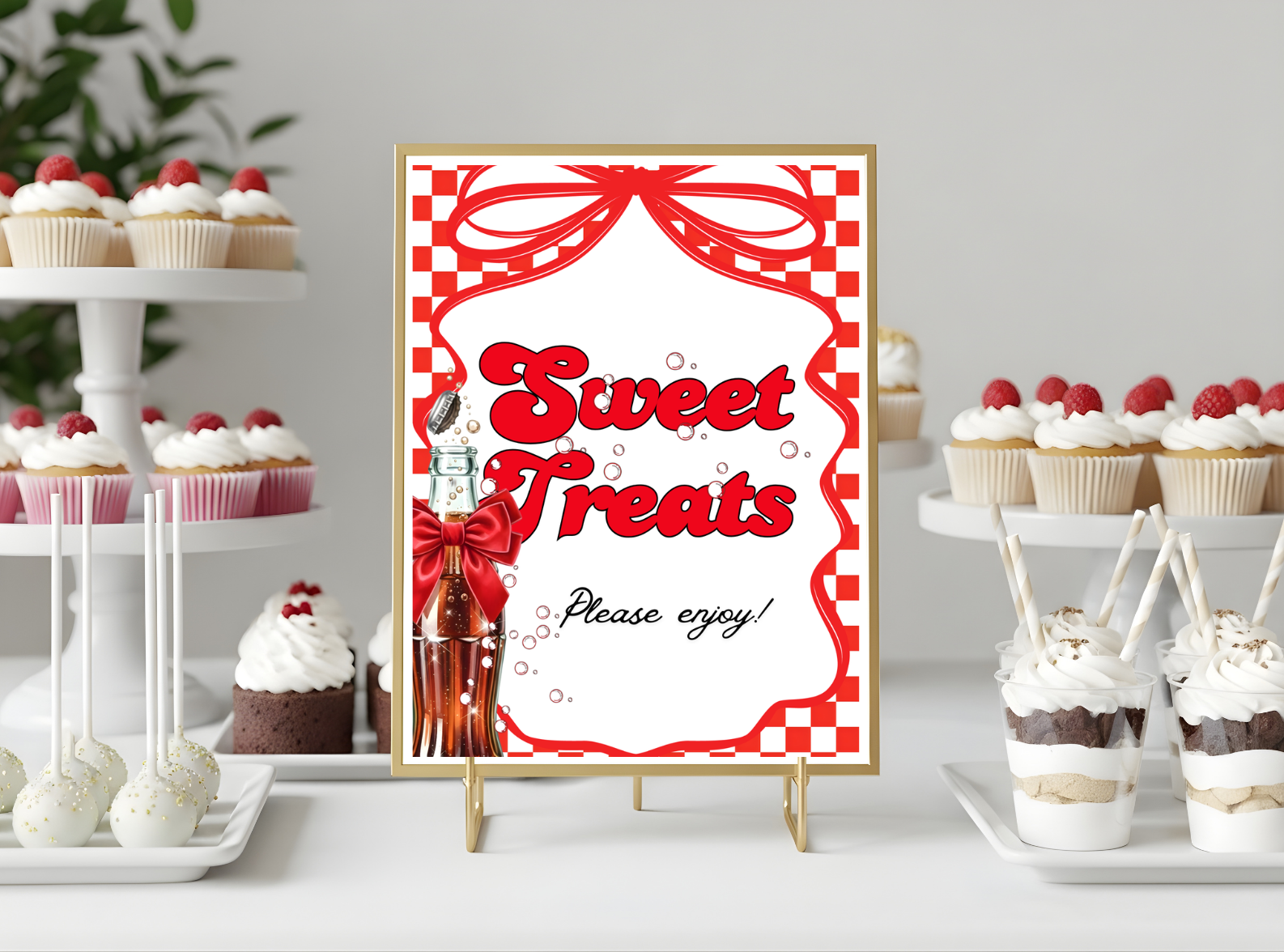 She's Ready to Pop Baby Shower Signs