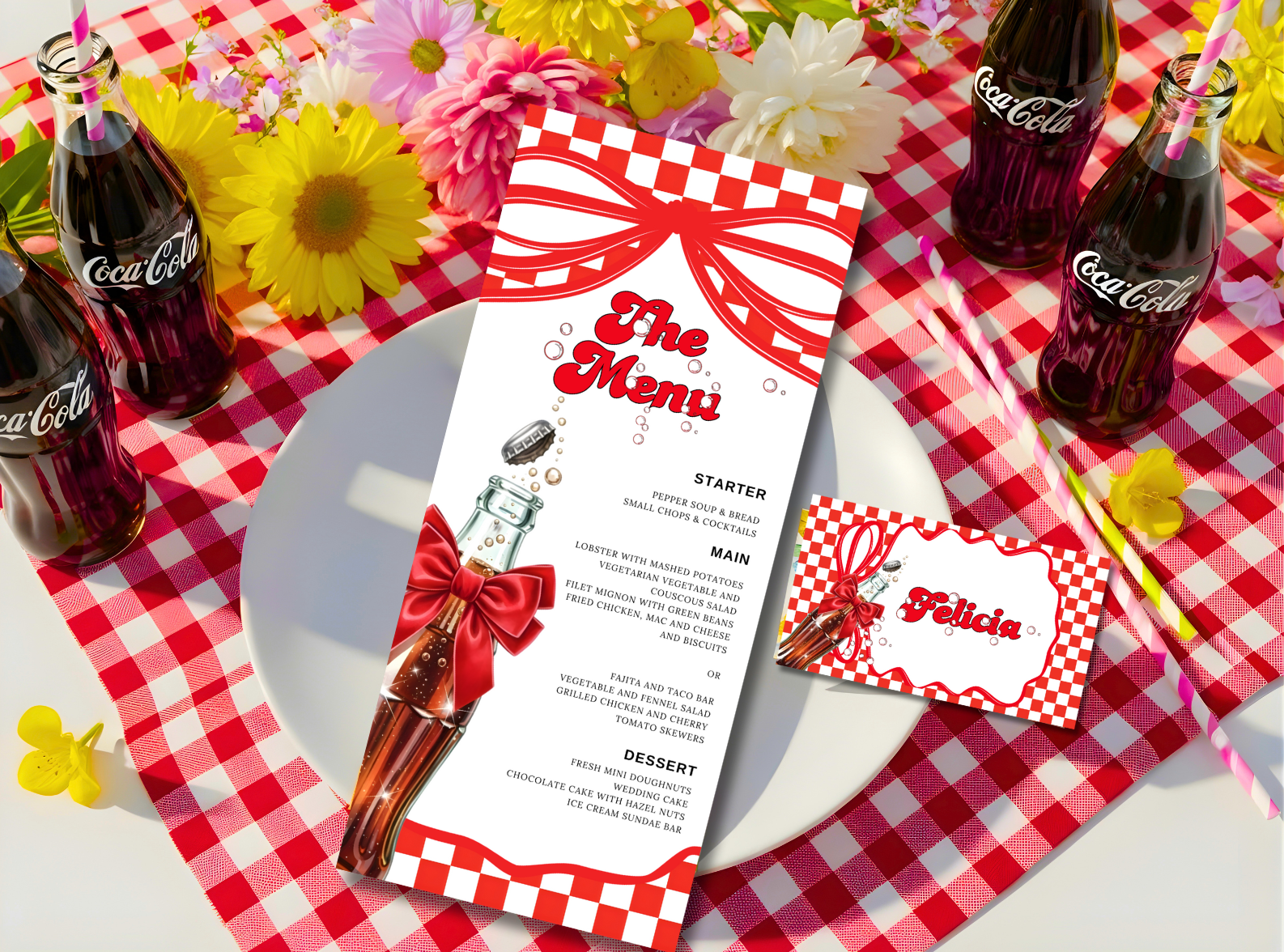 She's Ready to Pop Baby Shower Menu