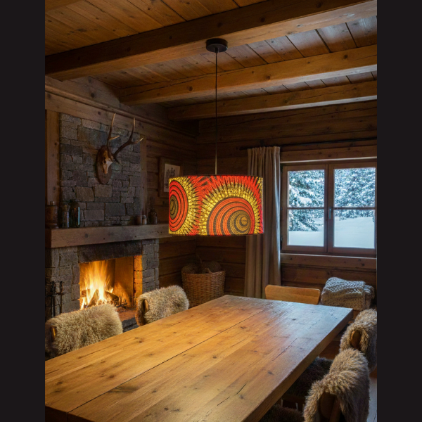 Soleil de Minuit | Suspension lumineuse décorative 