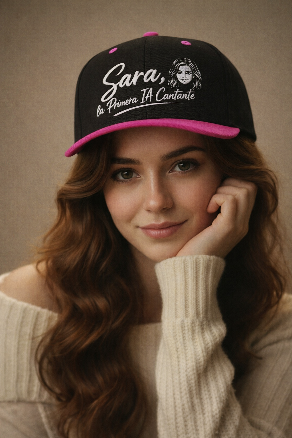 Gorra oficial de Sara modelo Rosa