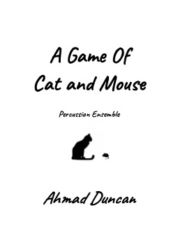 A Game Of Cat and Mouse - Pdf Score and Parts