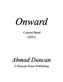 Onward - PDF Score and Parts